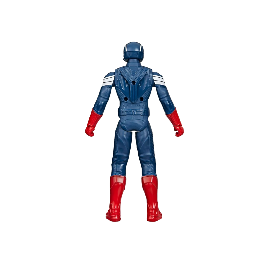 Figura de acción de héroe patriótico de 30 cm con escudo desmontable