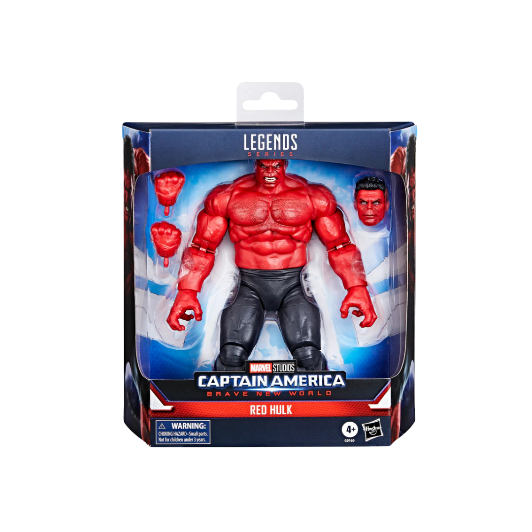 Figura de acción articulada de personaje rojo musculoso de 15 cm