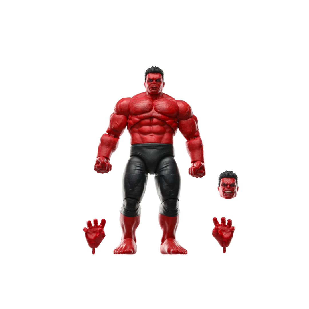 Figura de acción articulada de personaje rojo musculoso de 15 cm