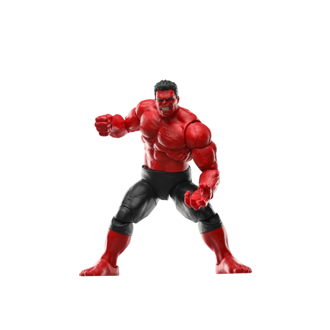 Figura de acción articulada de personaje rojo musculoso de 15 cm