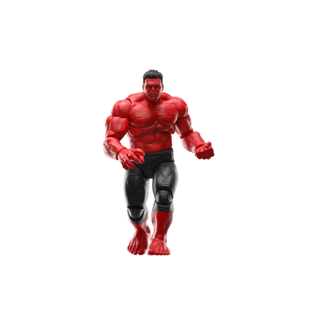 Figura de acción articulada de personaje rojo musculoso de 15 cm