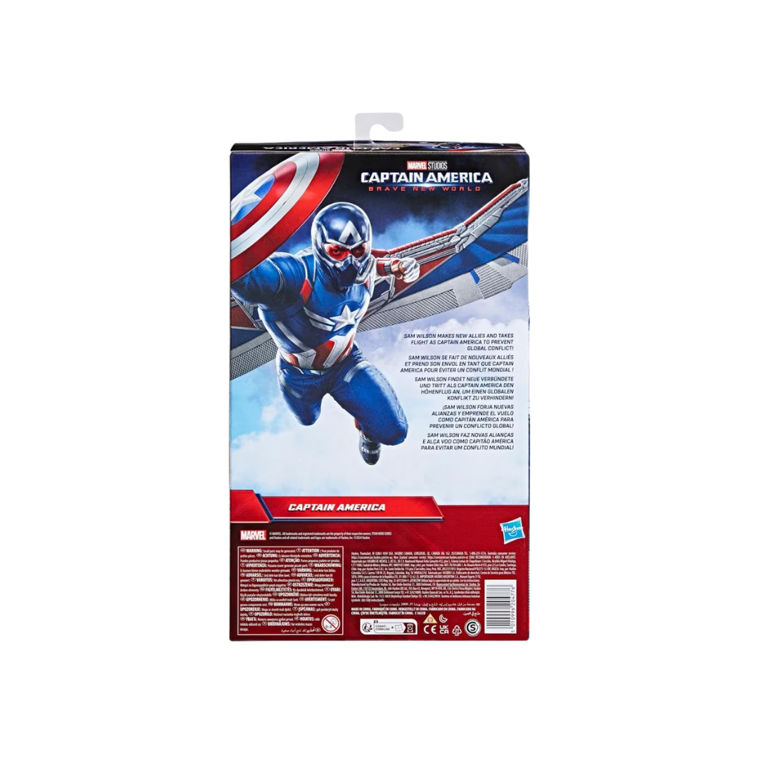 Figura de acción de héroe patriótico de 30 cm con escudo desmontable